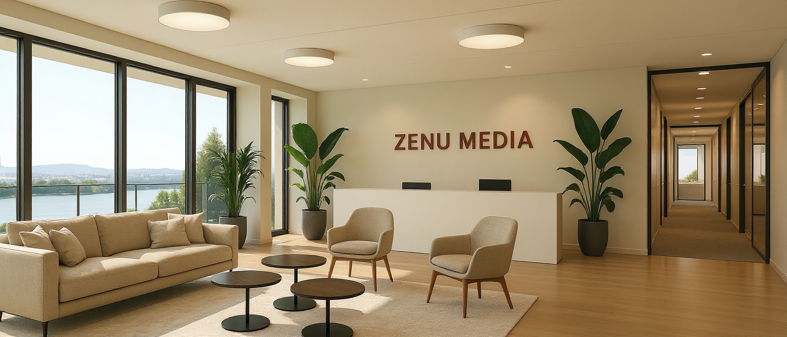 Modernes Buero von Zenu Media