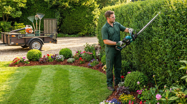 Regelmäßige Gartenpflege