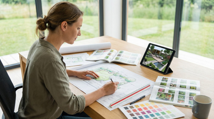 Gartenplanung und Design
