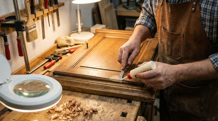 Schnelle Holzreparaturen