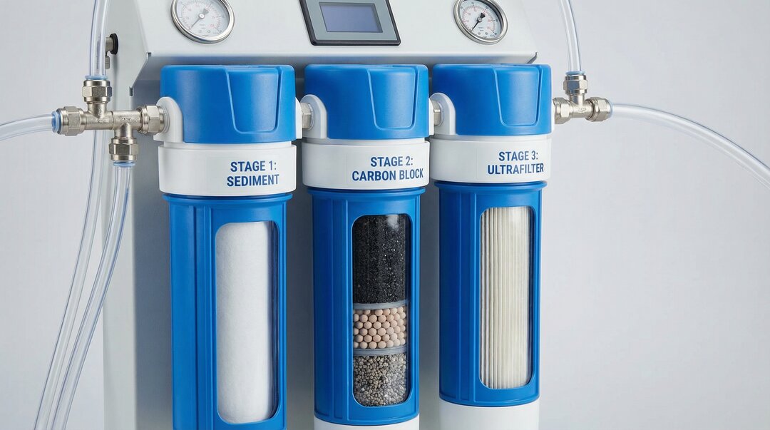 Remo2 Wasserfiltersystem - Drei Filterstufen